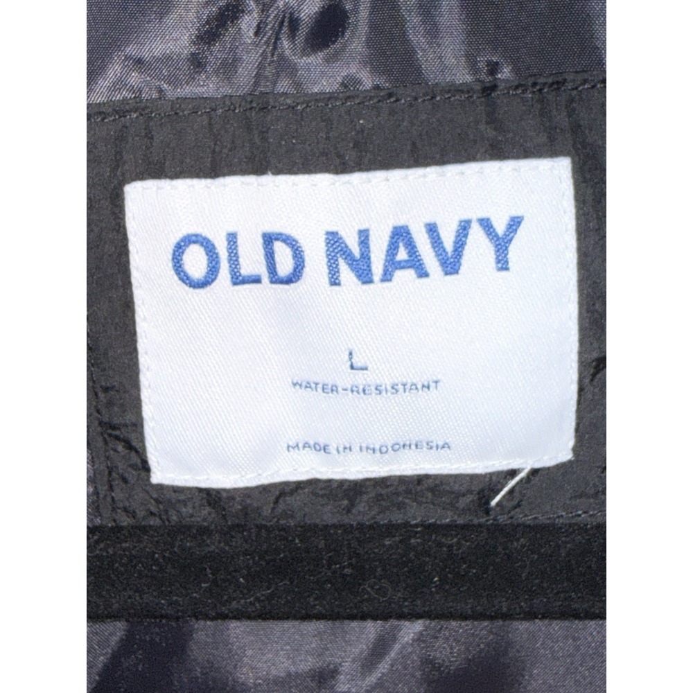 Old Navy Men's Black Frost-Free Water-Resistant Puffer Vest Jacket Large - Picture 3 of 9
